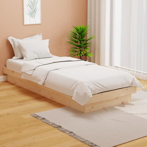 vidaXL sengeramme 75x190 cm massivt træ - Senge & sengeramme
