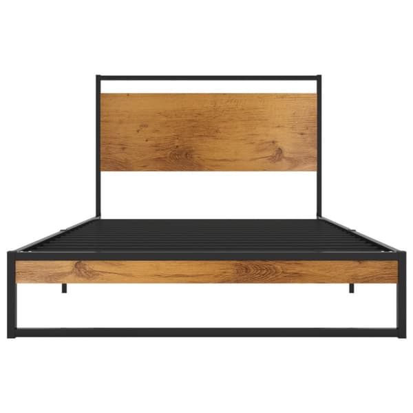 vidaXL Sängynrunko metalli 90x200 cm -  Sängyt & sängynrungot