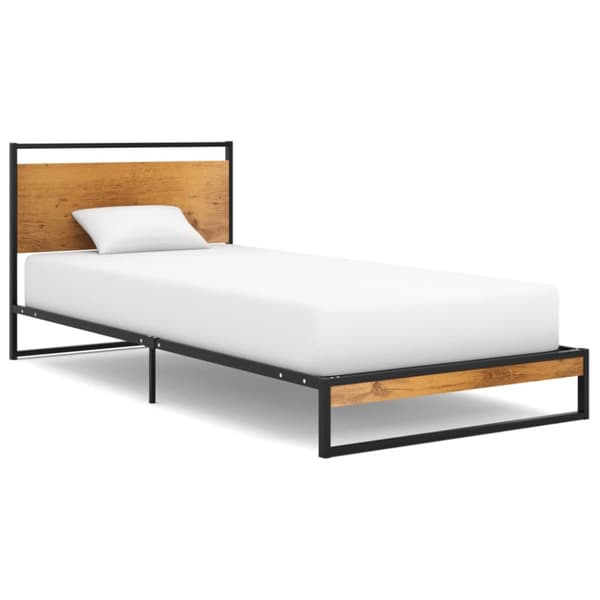 vidaXL Sängynrunko metalli 90x200 cm - Sängyt & sängynrungot