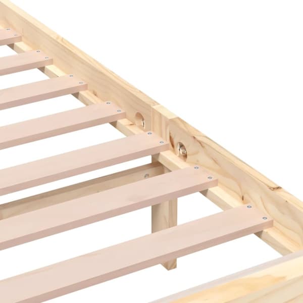 vidaXL sengeramme 140x200 cm massivt træ - Senge & sengeramme