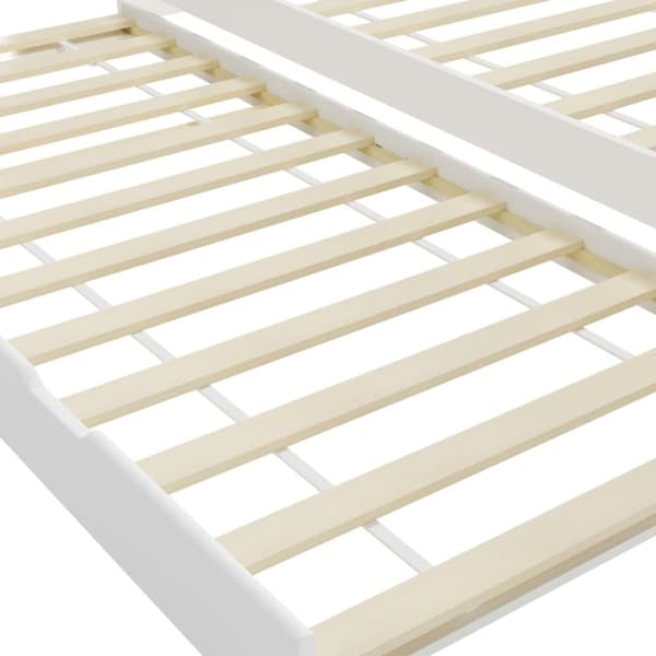 vidaXL Bäddsoffa ram vit furu 90x200 cm -  Sängar & sängramar