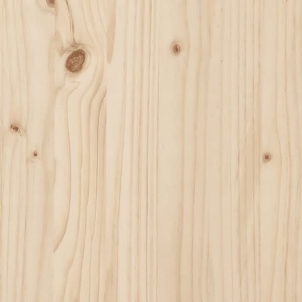 vidaXL Sängram massiv furu 140x200 cm - Sängar & sängramar