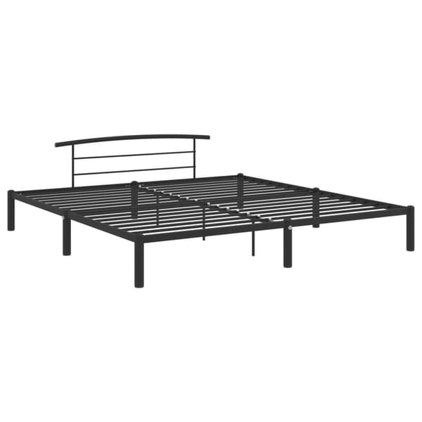 vidaXL sengestel 180x200 cm metal sort - Senge & sengeramme