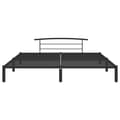 Miniatyrbillede 4 af 8: vidaXL sengestel 180x200 cm metal sort -  Senge & sengeramme