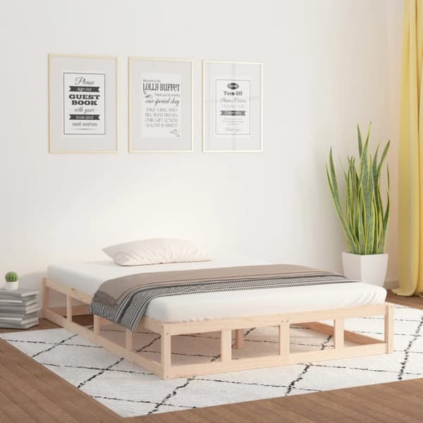 vidaXL sengeramme 120x200 cm massivt træ -  Senge & sengeramme