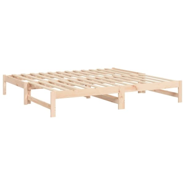 vidaXL Sohvasänky ulosvedettävä 2x (90x190) cm täysi mänty - Sängyt & sängynrungot