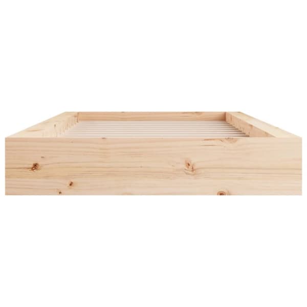 vidaXL sengeramme 75x190 cm Small Single massivt træ -  Senge & sengeramme