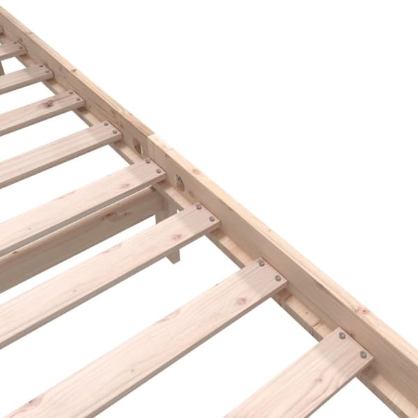 vidaXL sengeramme 200x200 cm massivt fyrretræ - Senge & sengeramme