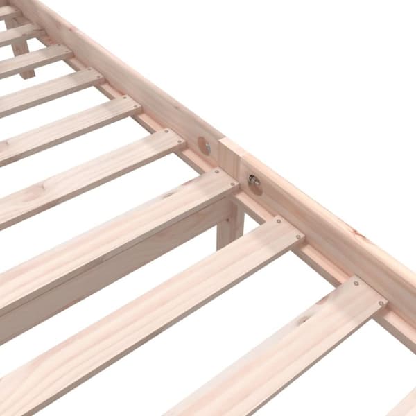vidaXL sengeramme 140x190 cm massivt træ - Senge & sengeramme