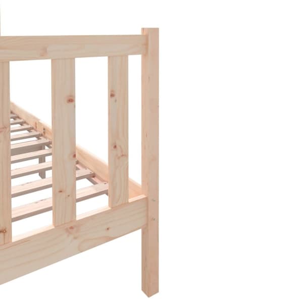 vidaXL sengeramme 140x190 cm massivt træ - Senge & sengeramme
