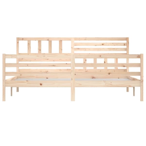 vidaXL sengeramme 200x200 cm massivt træ - Senge & sengeramme