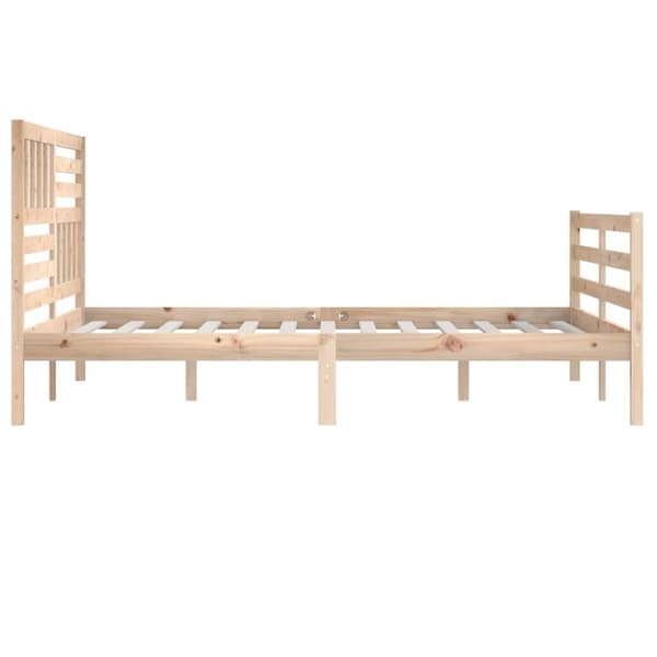vidaXL sengeramme 200x200 cm massivt træ - Senge & sengeramme
