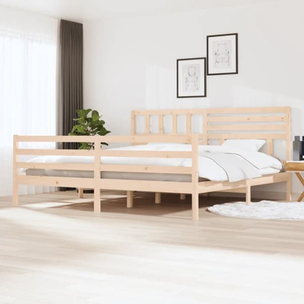vidaXL sengeramme 200x200 cm massivt træ - Senge & sengeramme