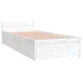 Miniatyrbillede 5 af 7: vidaXL sengeramme med skuffer 75x190 cm Small Single hvid -  Senge & sengeramme