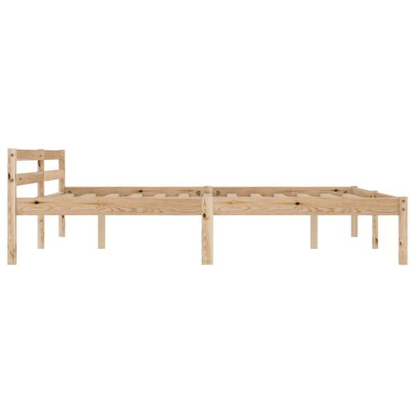 vidaXL sengestel massivt fyrretræ 160 x 200 cm - Senge & sengeramme