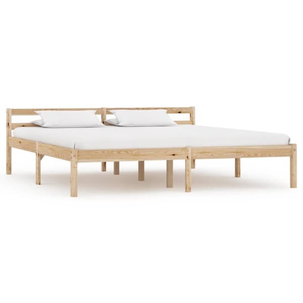 vidaXL sengestel massivt fyrretræ 160 x 200 cm - Senge & sengeramme
