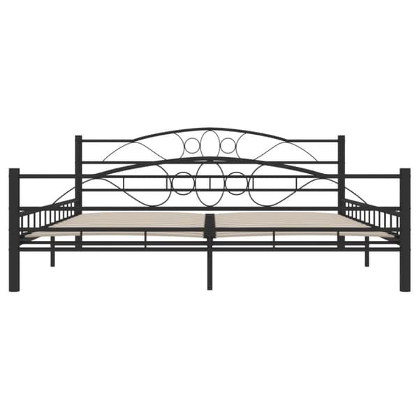 vidaXL sengestel 180 x 200 cm stål sort -  Senge & sengeramme