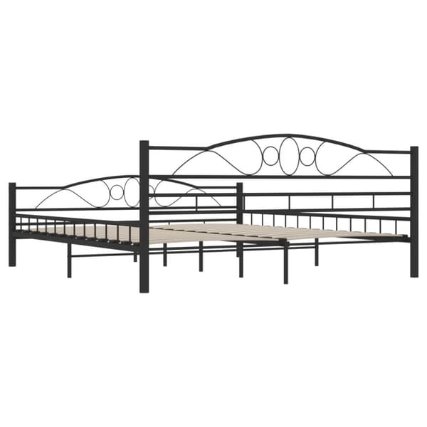 vidaXL sengestel 180 x 200 cm stål sort -  Senge & sengeramme