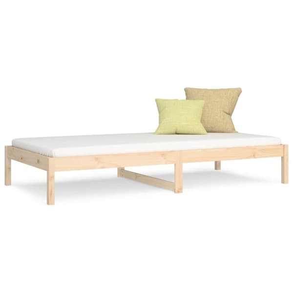 vidaXL Dagbädd 80x200 cm massiv furu - Sängar & sängramar