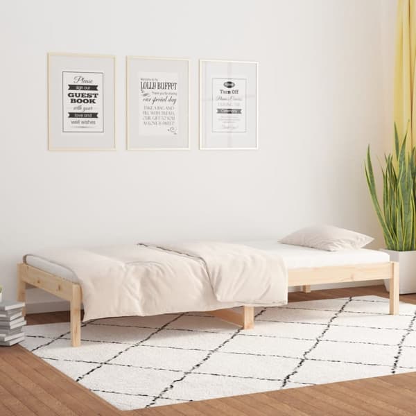 vidaXL Dagbädd 80x200 cm massiv furu - Sängar & sängramar