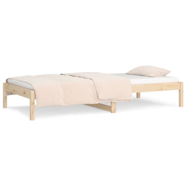 vidaXL Dagbädd 80x200 cm massiv furu - Sängar & sängramar