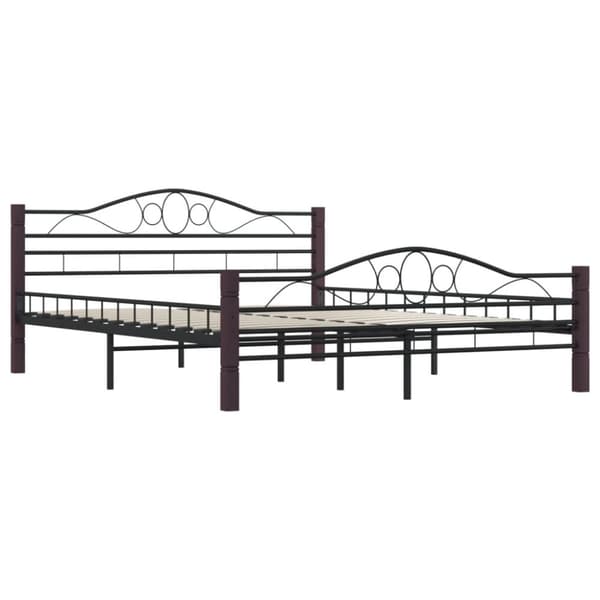 vidaXL sengestel sort metal 160 x 200 cm -  Senge & sengeramme