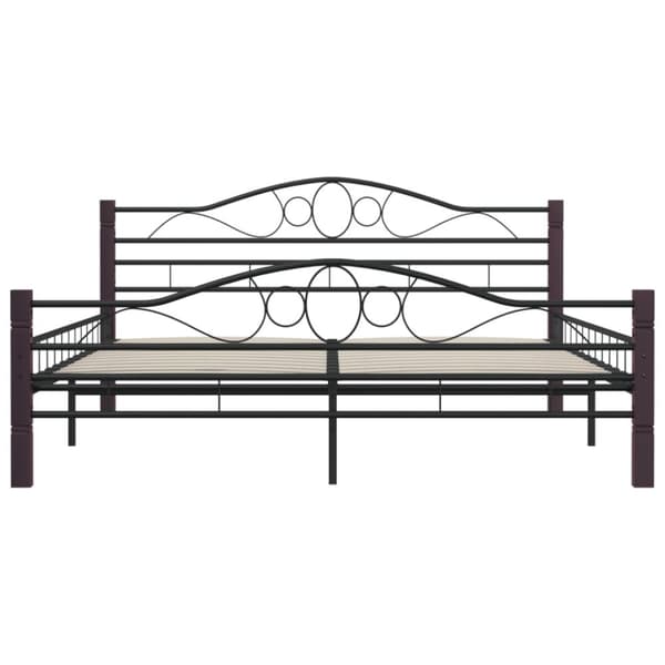 vidaXL sengestel sort metal 160 x 200 cm - Senge & sengeramme