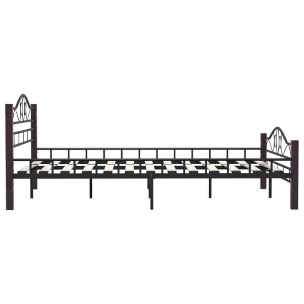 vidaXL sengestel sort metal 160 x 200 cm - Senge & sengeramme