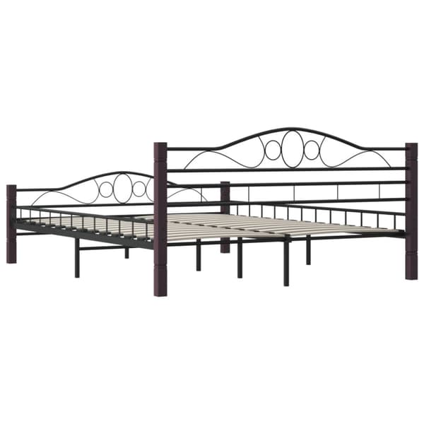 vidaXL sengestel sort metal 160 x 200 cm - Senge & sengeramme