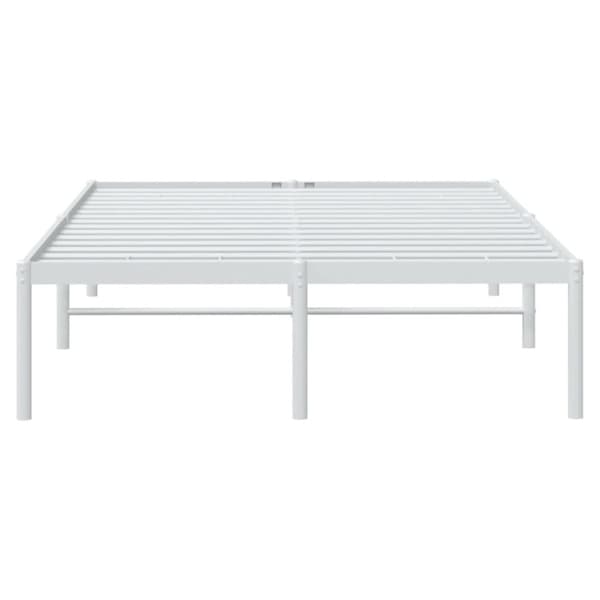vidaXL Metallinen sängynrunko valkoinen 120x190 cm -  Sängyt & sängynrungot