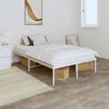 Pikkukuva 2 / 9: vidaXL Metallinen sängynrunko valkoinen 120x190 cm -  Sängyt & sängynrungot