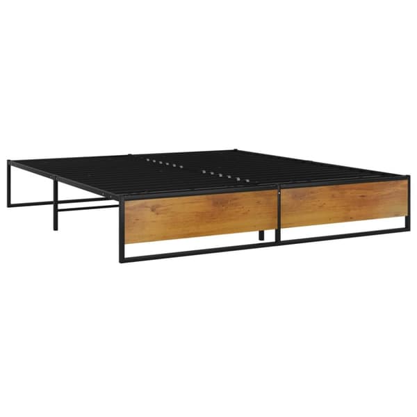 vidaXL sengestel 200x200 cm metal sort - Senge & sengeramme