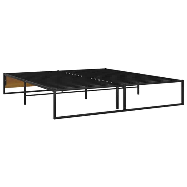 vidaXL sengestel 200x200 cm metal sort - Senge & sengeramme