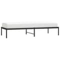 Miniatyrbillede 4 af 8: vidaXL sengeramme 75x190 cm metal sort -  Senge & sengeramme