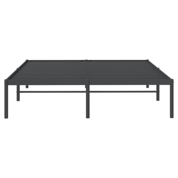 vidaXL Metallinen sängynrunko musta 150x200 cm -  Sängyt & sängynrungot