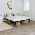 Pikkukuva 1 / 9: vidaXL Metallinen sängynrunko musta 150x200 cm -  Sängyt & sängynrungot