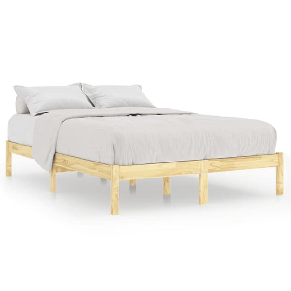 vidaXL sengeramme 200x200 cm massivt fyrretræ - Senge & sengeramme