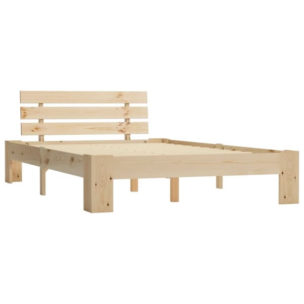 vidaXL sengestel massivt fyrretræ 120 x 200 cm -  Senge & sengeramme