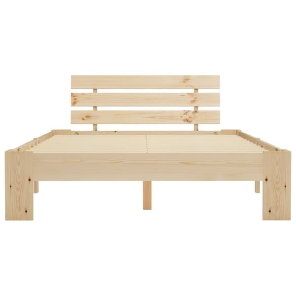 vidaXL sengestel massivt fyrretræ 120 x 200 cm -  Senge & sengeramme