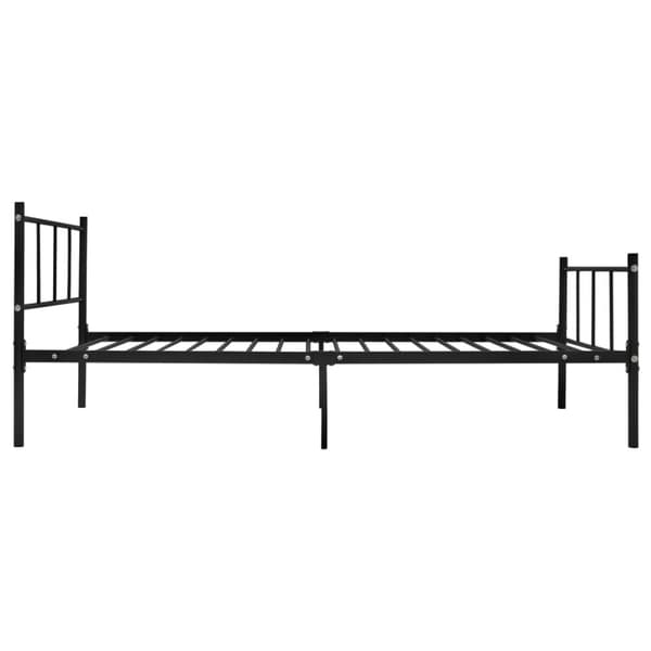 vidaXL Sängynrunko musta metalli 90x200 cm - Sängyt & sängynrungot