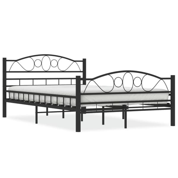 vidaXL sengestel 120x200 cm stål sort - Senge & sengeramme