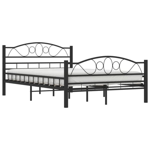 vidaXL sengestel 120x200 cm stål sort - Senge & sengeramme