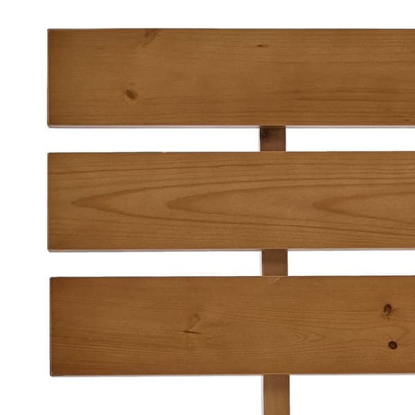 vidaXL sengestel massivt fyrretræ 180 x 200 cm gyldenbrun - Senge & sengeramme