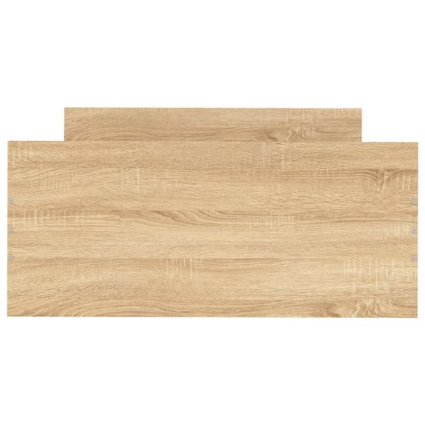 vidaXL sengeramme 100x200 cm konstrueret træ sonoma-eg - Senge & sengeramme