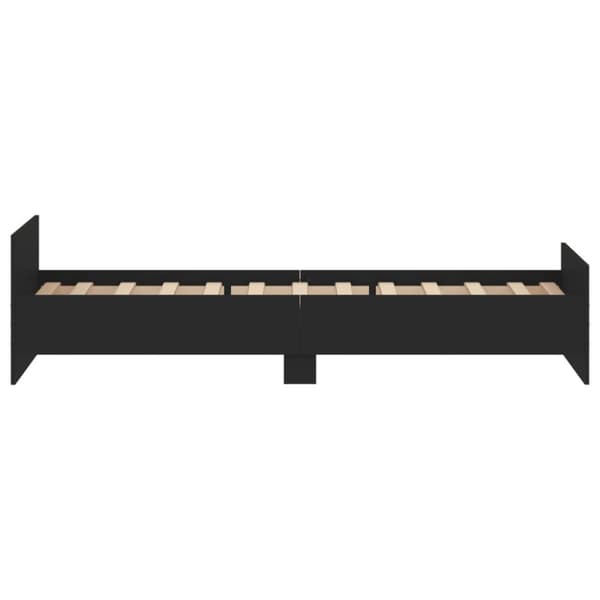 vidaXL Sängram svart 90x190 cm konstruerat trä -  Sängar & sängramar