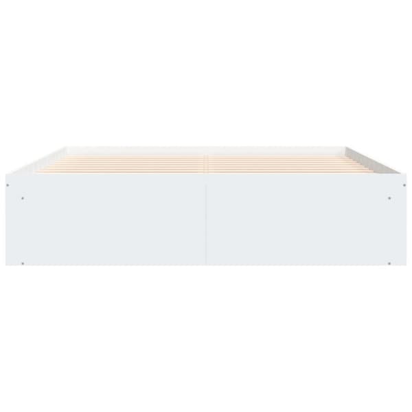 vidaXL Sängram vit 150x200 cm -  Sängar & sängramar