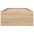 Miniatyrbillede 7 af 11: vidaXL sengeramme 75x190 cm sonoma-eg -  Senge & sengeramme