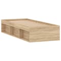 Miniatyrbillede 9 af 11: vidaXL sengeramme 75x190 cm sonoma-eg -  Senge & sengeramme