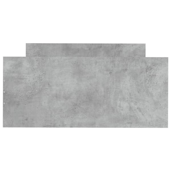 vidaXL Sängynrunko betoninharmaa 100x200 cm tekninen puu -  Sängyt & sängynrungot
