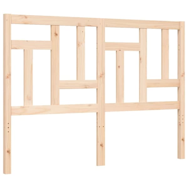 vidaXL sengeramme med sengegavl 140x190 cm massivt træ -  Senge & sengeramme